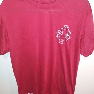 IDKU red koi fish t shirt